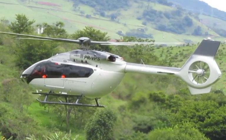 Airbus planeja produzir no Brasil o H145, helicóptero igual ao do Neymar