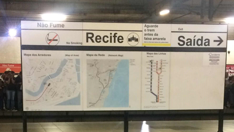 Dois funcionários do Metrô do Recife sofrem descarga elétrica e ficam feridos