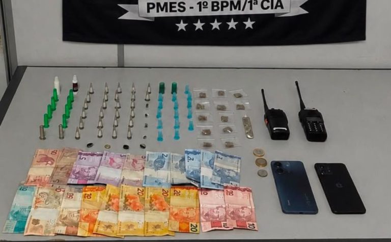 Gerente do tráfico é preso e adolescente apreendido em Vitória