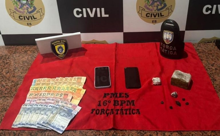 Homem é preso por tráfico em 6ª fase da Operação No Space em Marataízes