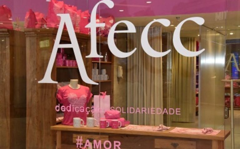 Loja Outubro Rosa da Afecc será inaugurada nesta quinta, no Shopping Vitória