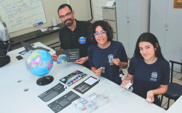 Nasa leva pesquisa de alunos da rede pública do ES para o espaço