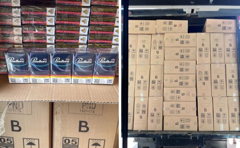 Ação contra o comércio ilegal de cigarros apreende 240 mil maços do produto no ES