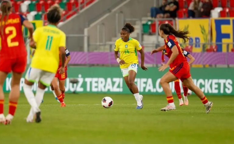 Brasil é eliminado pela Espanha nas quartas da Copa Feminina sub-20