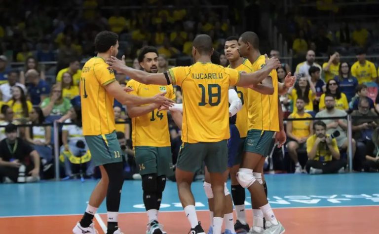 Brasil vence Venezuela e está no mundial de vôlei masculino