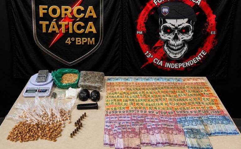 Chefe do tráfico em Boa Vista é preso com drogas em Vila Velha