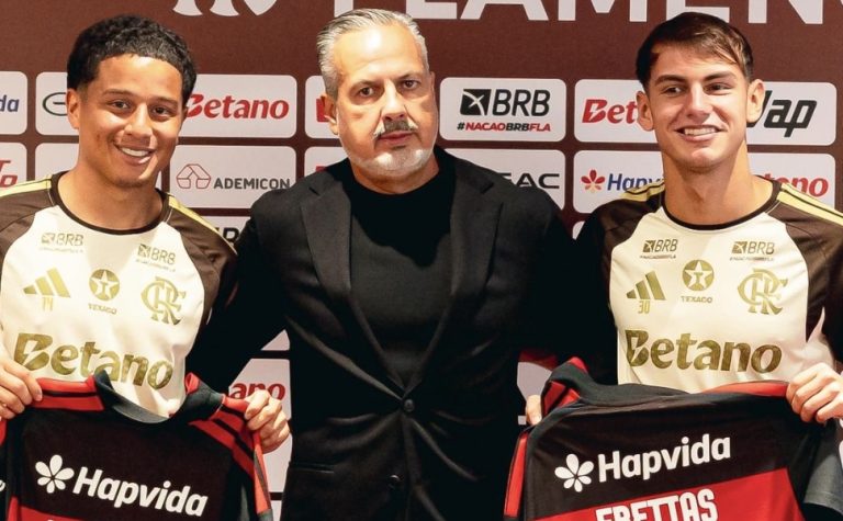 Flamengo apresenta Valencia e Freitas e Boto cita Pulgar como exemplo