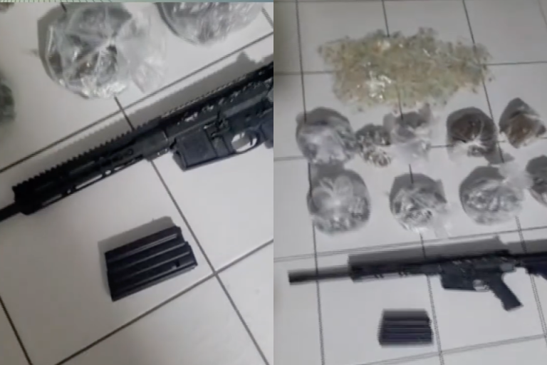 Fuzil, drogas e armas são apreendidos em operações no Grande Recife