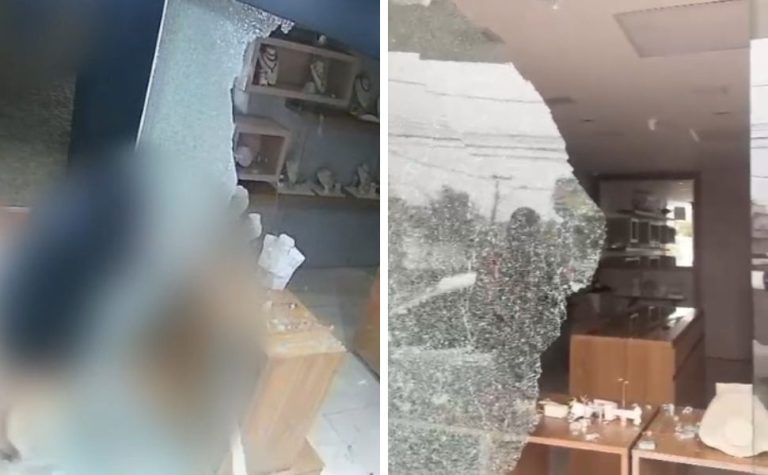 Jovem é preso e três adolescentes apreendidos suspeitos de furtar relojoaria