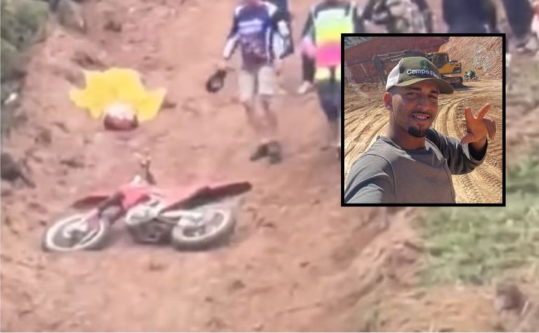 Jovem morre após perder controle e ser atingido pela própria moto em trilha no ES