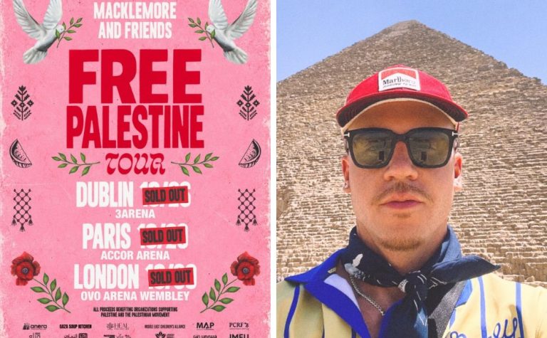 Macklemore esgota shows pró-Palestina após sair da turnê de Ed Sheeran