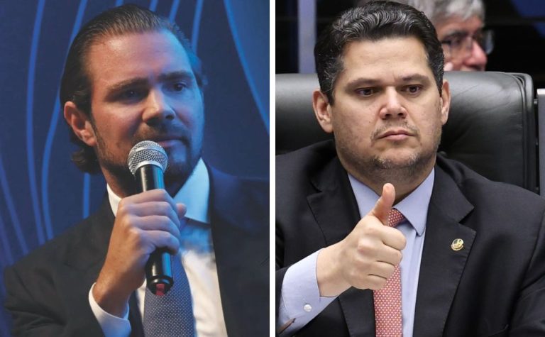 Mensagens apontam relação de proximidade entre Alcolumbre e Vorcaro