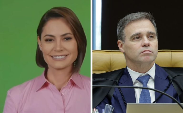 Michelle Bolsonaro chama Mendonça de ‘ungido do Senhor’ em meio a crise no STF