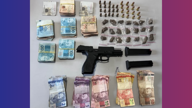 Mulher de 42 anos é detida com arma, drogas e mais de R$ 31 mil em Lajedo