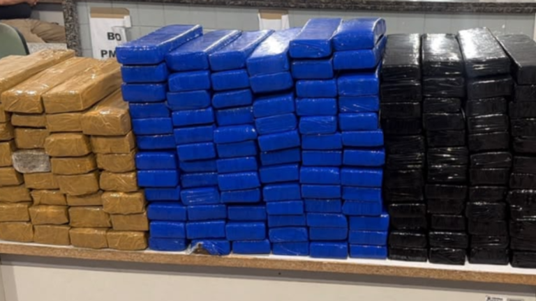 PM apreende mais de 140 kg de maconha na BR-232, em Vitória de Santo Antão