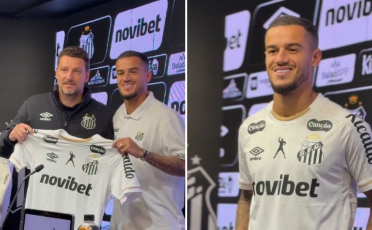Santos anuncia a contratação do meio-campista Philippe Coutinho