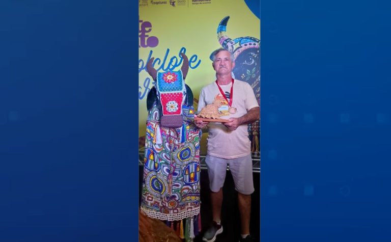 São Mateus conquista 1º lugar no Concurso Estadual dos Bois Artesanais na ArteSanto