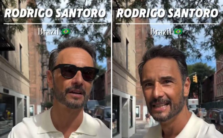 Sem ser reconhecido, Rodrigo Santoro revela perrengues em Hollywood a influenciador