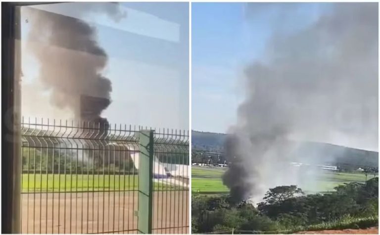 Aeronave da Polícia Militar cai em Minas Gerais; três pessoas morrem