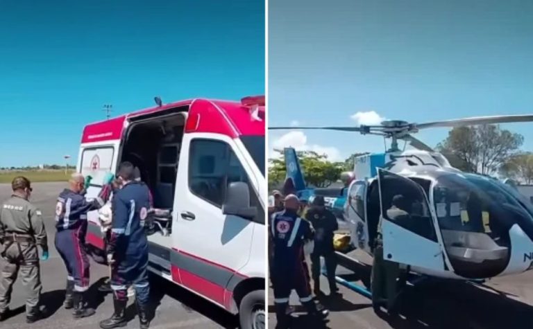 Bebê de 11 meses sofre queimaduras graves com café quente no ES
