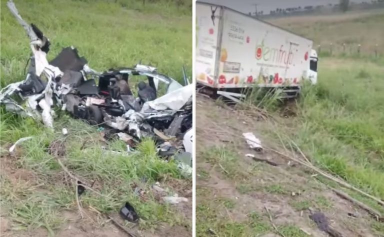 Homem morre e outro fica ferido após colisão na BR-101 em Linhares