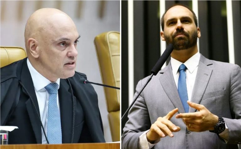 Moraes determina emissão de mandado de prisão contra Eduardo Bolsonaro