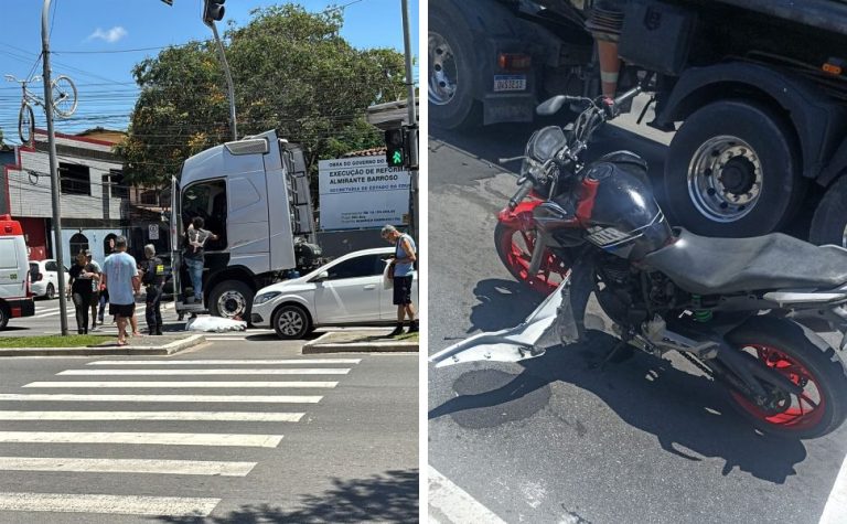 Motociclista de 58 anos morre em acidente na Fernando Ferrari
